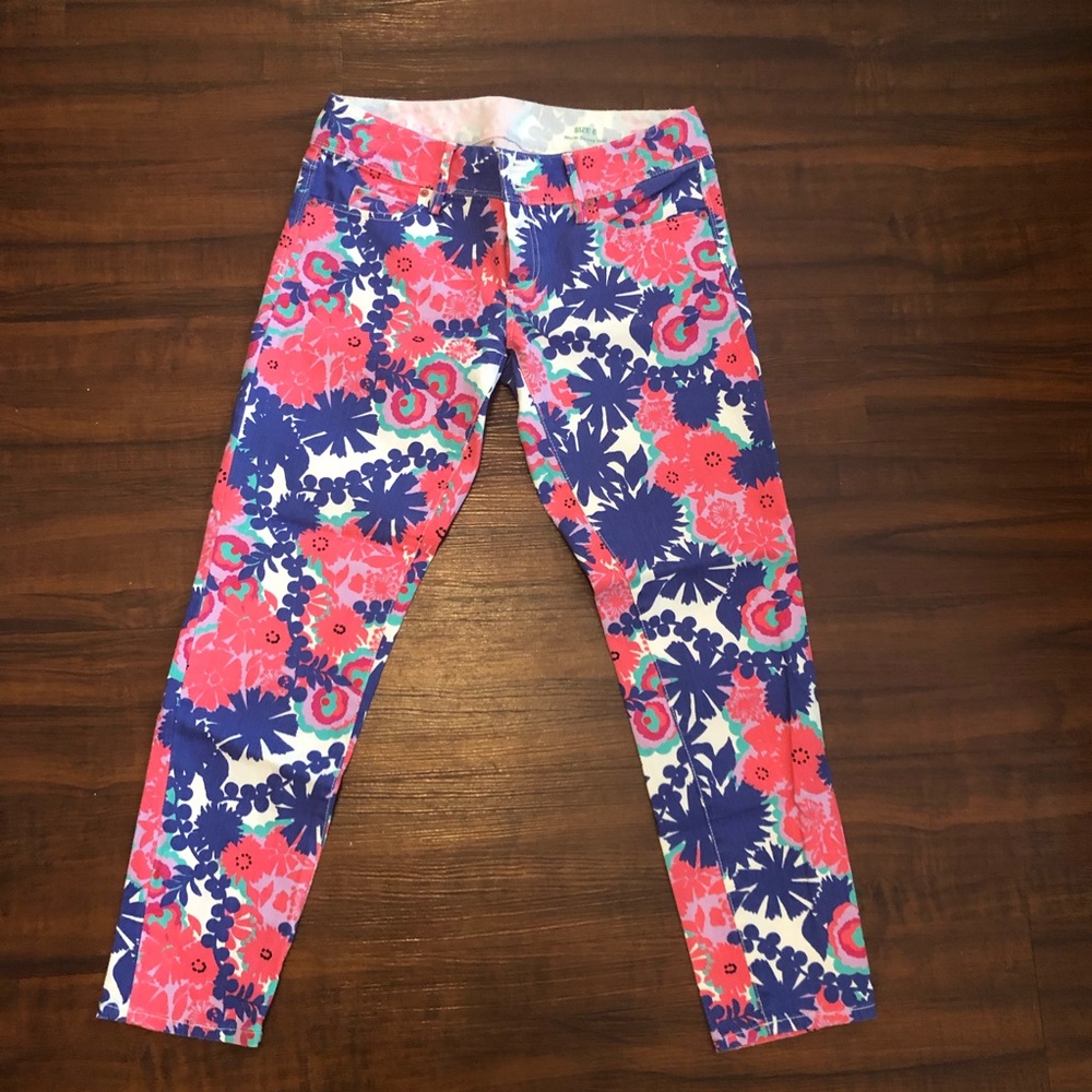 Lilly Pulitzer worth skinny mini jeans size 6